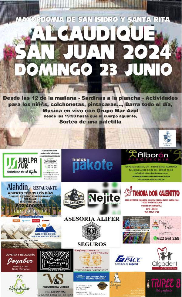 Alcaudique celebrará San Juan el domingo 23 de junio