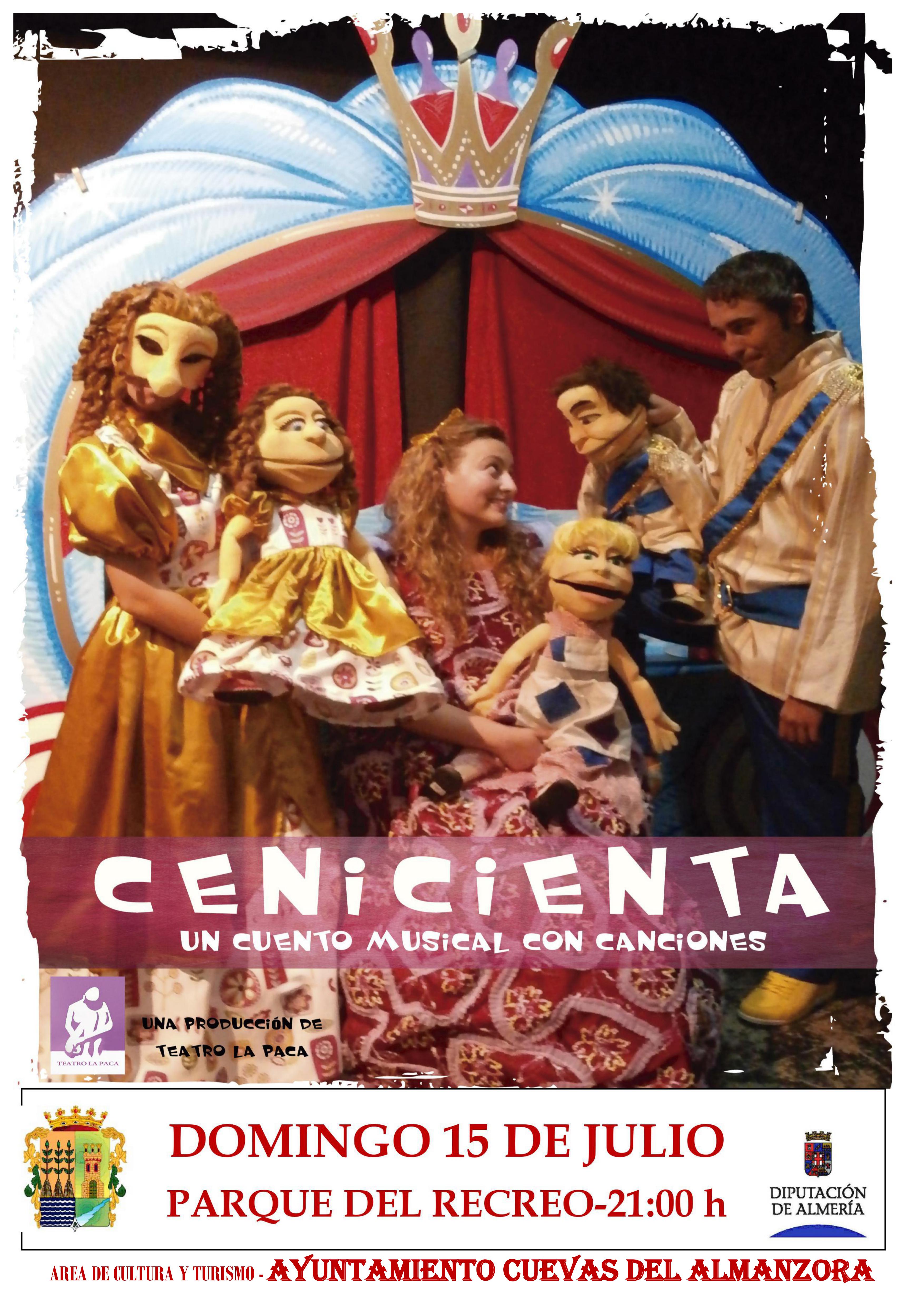 TURISMO Y CULTURA | Cenicienta. Un cuento musical con canciones.