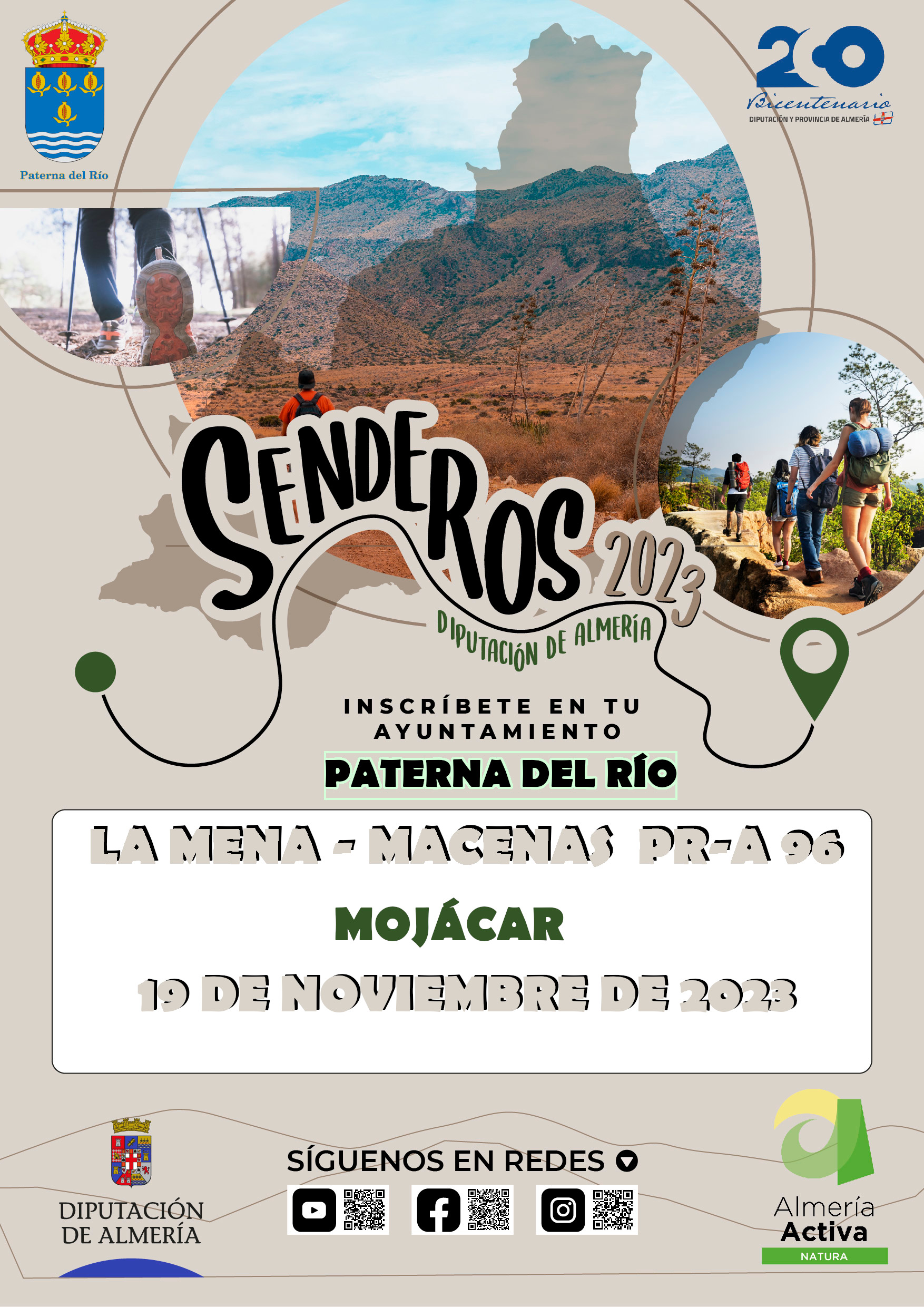 Cartel difusión Sendero Mojacar