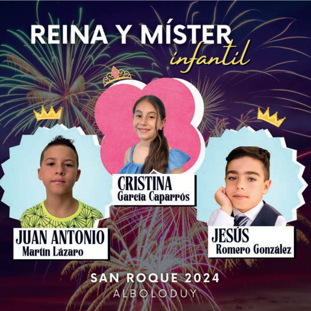 Reina y mister infantil