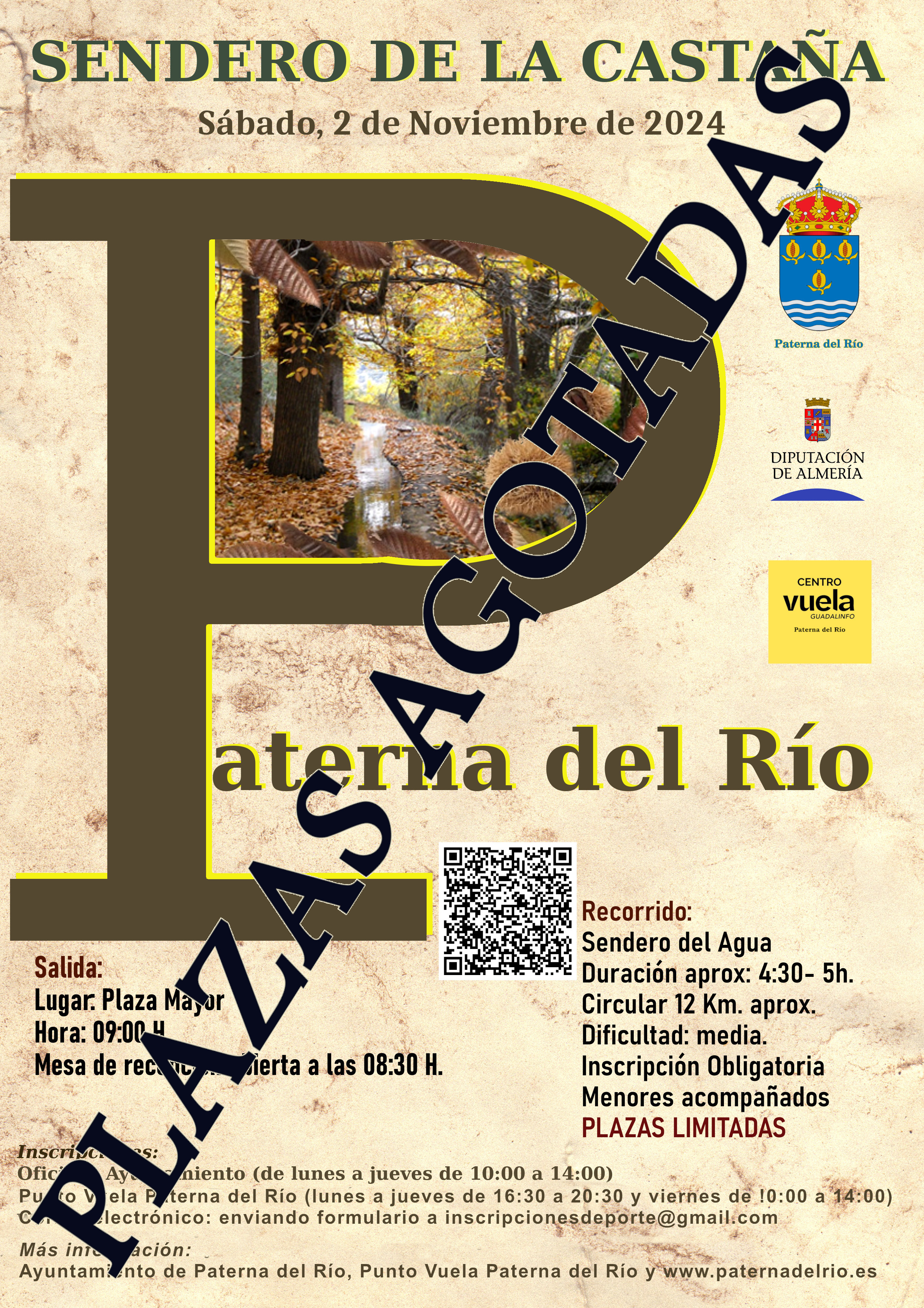 cartel sendero agotado