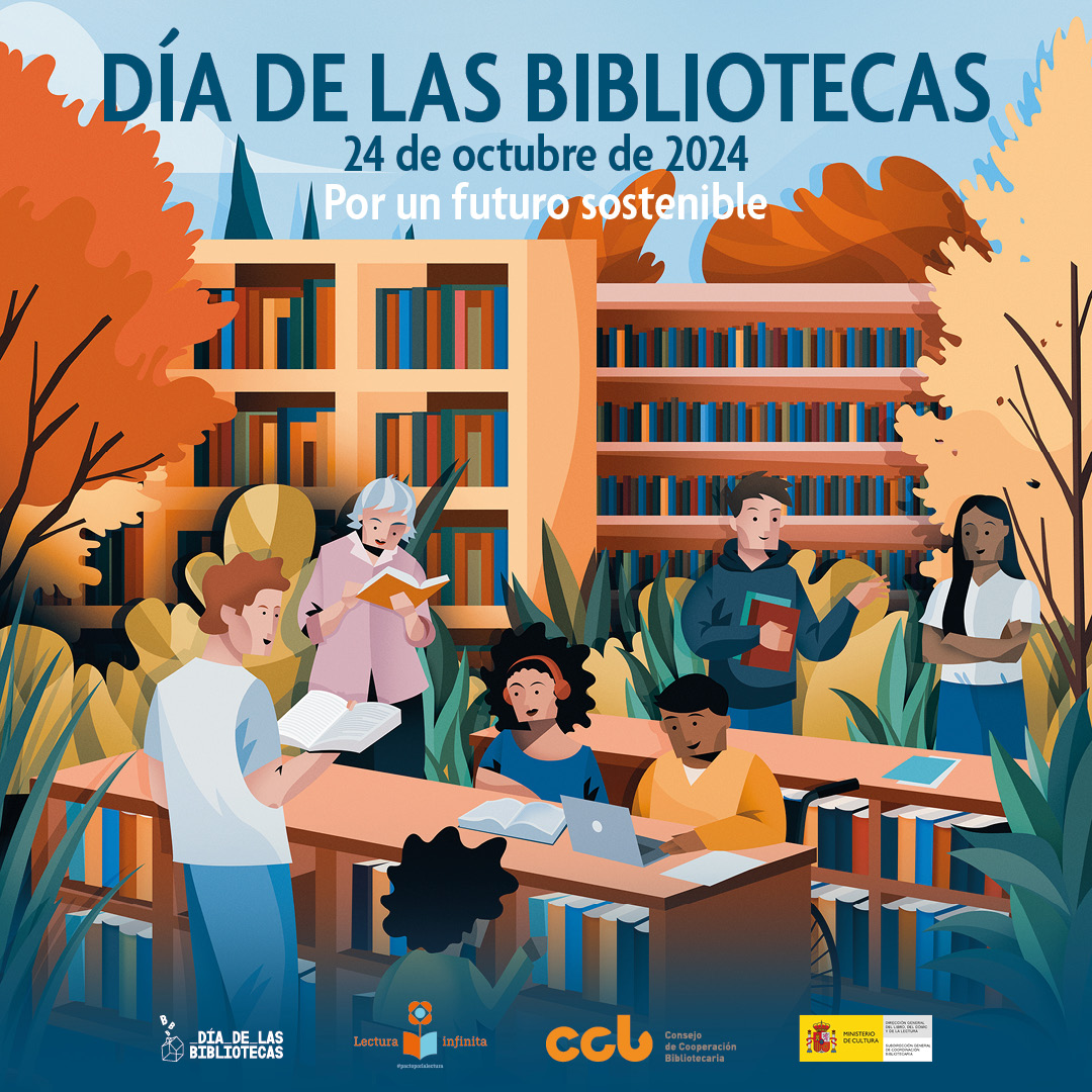 Poster Día de las Bibliotecas 2024