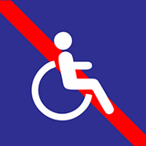 no accesible